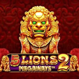 Slots logo of 5 Lions Megaways 2 from Pragmatic Play at Zeus Bingo