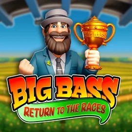 Big Bass Return to the Races logo by Pragmatic Play at Zeus Bingo