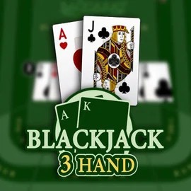 Blackjack 3H (Habanero) slot logo by Habanero at Zeus Bingo
