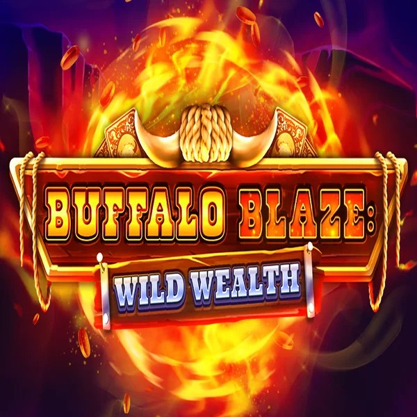 Buffalo Blaze Wild Wealth logo by OctoPlay Zeus Bingo