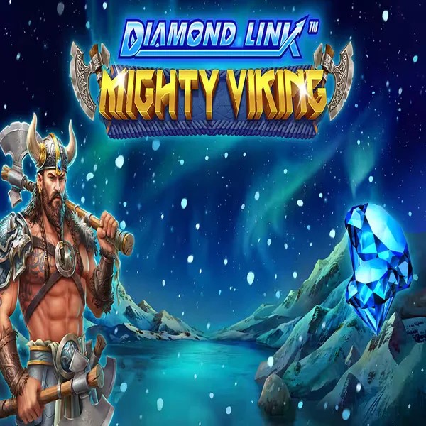 Diamond Link Mighty Viking casino game by Greentube – featured logo at Zeus Bingo