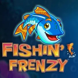 Logo of Fishin Frenzy from Blueprint Gaming at Zeus Bingo