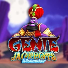 Genie Jackpots Wishmaker slot logo by Blueprint Gaming at Zeus BingoGenie Jackpots Wishmaker