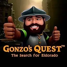 Gonzo's Quest slot logo by NetEnt at Zeus BingoGonzo's Quest
