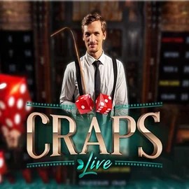 Live Craps by Evolution, showcased at zeusbingo.net – game logo