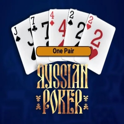 Russian Poker by OneTouch Games, showcased at zeusbingo.net – game logo