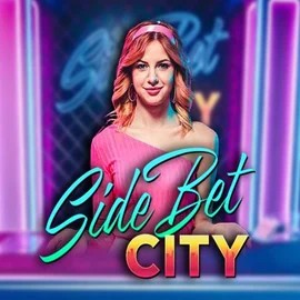 Official Live Casino logo: Side Bet City by Evolution at Zeus Bingo