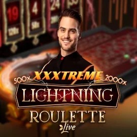XXXtreme Lightning Roulette slot visual from Evolution available on zeusbingo.net